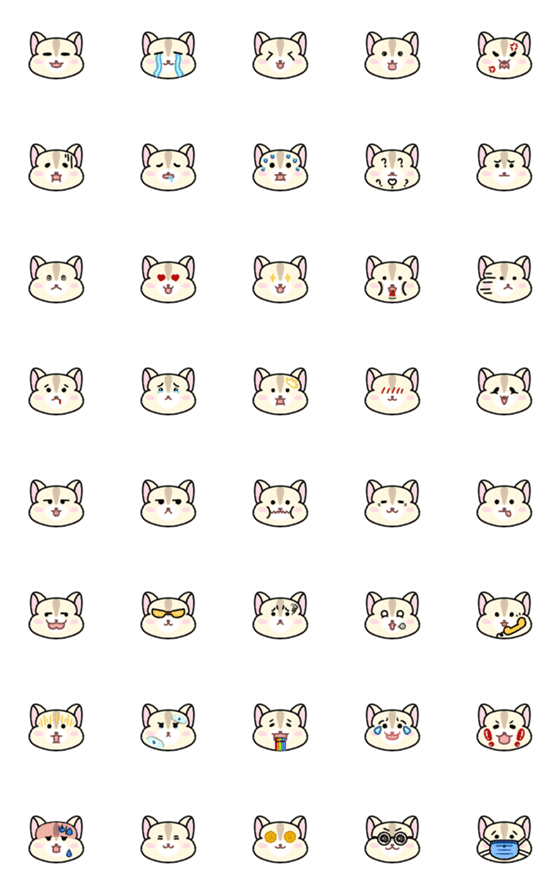 [LINE絵文字]Hamster Queen QQの画像一覧