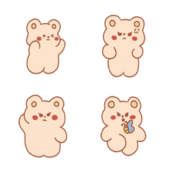 [LINE絵文字] Little bear is angryの画像