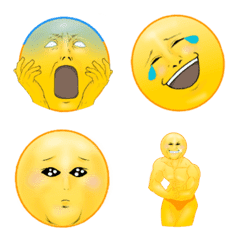 [LINE絵文字] real emoji stampの画像