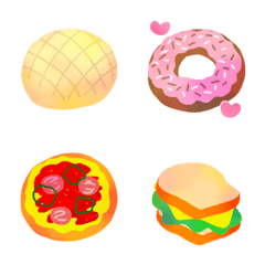 [LINE絵文字] 動く♥もぐもぐ Bake off♥の画像