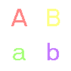 [LINE絵文字] Alphabet Type Bの画像