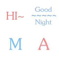 [LINE絵文字] Alphabet Type Aの画像