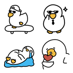 [LINE絵文字] Duck quack quackの画像