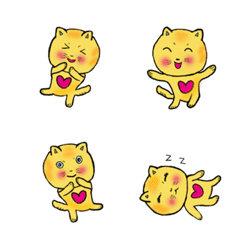 [LINE絵文字] nanasays Nanacat Emojiの画像