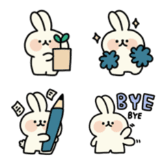 [LINE絵文字] Rabbit Emoji   :)の画像