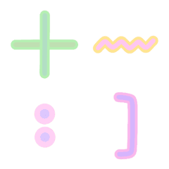 [LINE絵文字] Animated Pastel Signsの画像