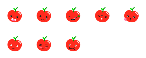 [LINE絵文字]Annoying Appleの画像一覧