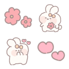 [LINE絵文字] Pikkalik : Emoji rabbitの画像