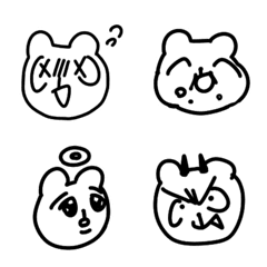 [LINE絵文字] bear_bear_manga-4の画像