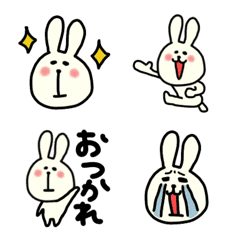 [LINE絵文字] miyumaのうさちゃん絵文字の画像