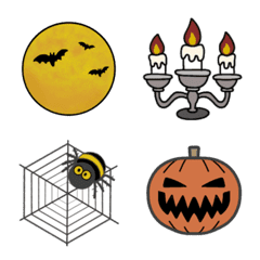 [LINE絵文字] ghost emoji enjoying Halloweenの画像