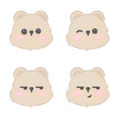 [LINE絵文字] emoji Bear.の画像