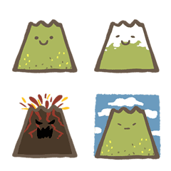 [LINE絵文字] Cute Tags(Nature/Mountain/Butterfly)の画像