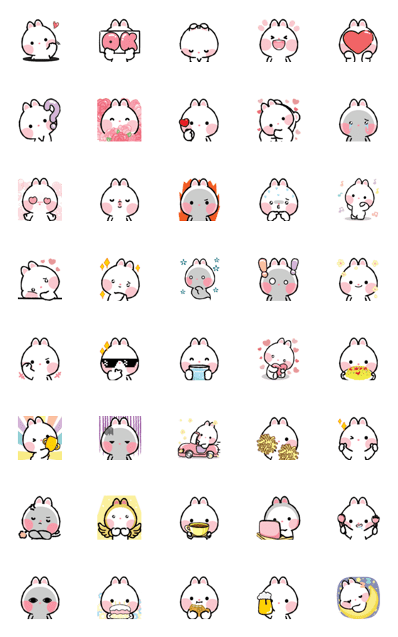 [LINE絵文字]Taicute : Mini Emojiの画像一覧