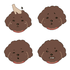 [LINE絵文字] dog person and his doggggの画像