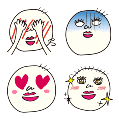 [LINE絵文字] usugechan's Emoji_revised.verの画像