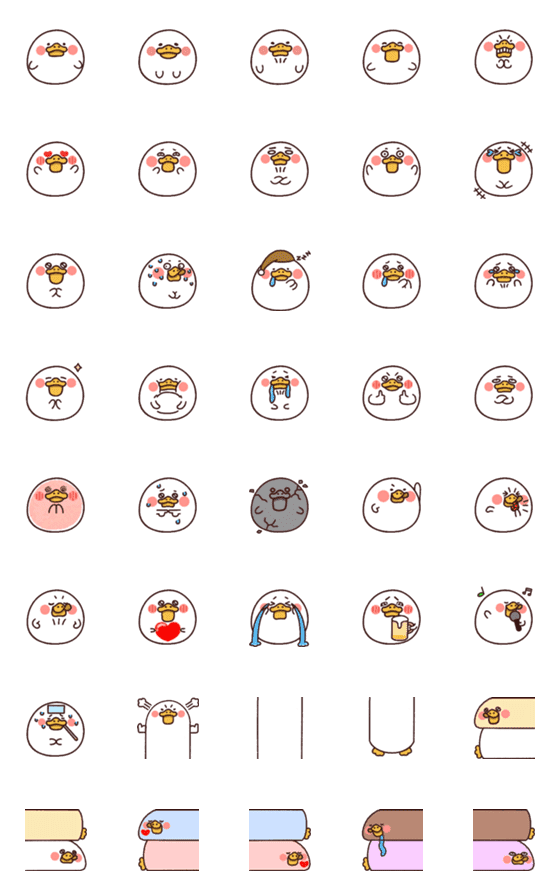 [LINE絵文字]Tony Duck emojiの画像一覧