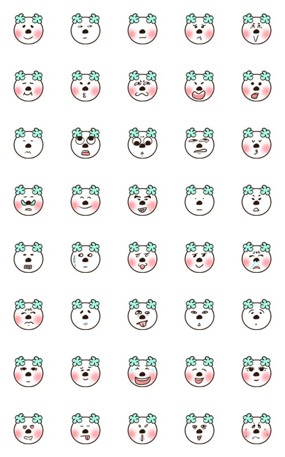 [LINE絵文字]Kyle's Green First Emojiの画像一覧