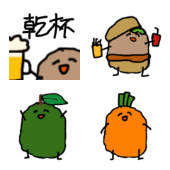 [LINE絵文字] ぽてとん。の画像