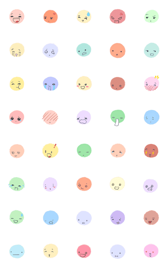 [LINE絵文字]fluffyballの画像一覧