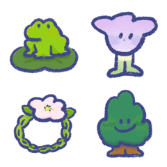 [LINE絵文字] into the garden emoji v2.0の画像