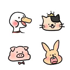 [LINE絵文字] Animals (Practical)の画像