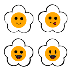 [LINE絵文字] cute daisy emojiの画像