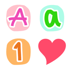 [LINE絵文字] abc font ver.4の画像