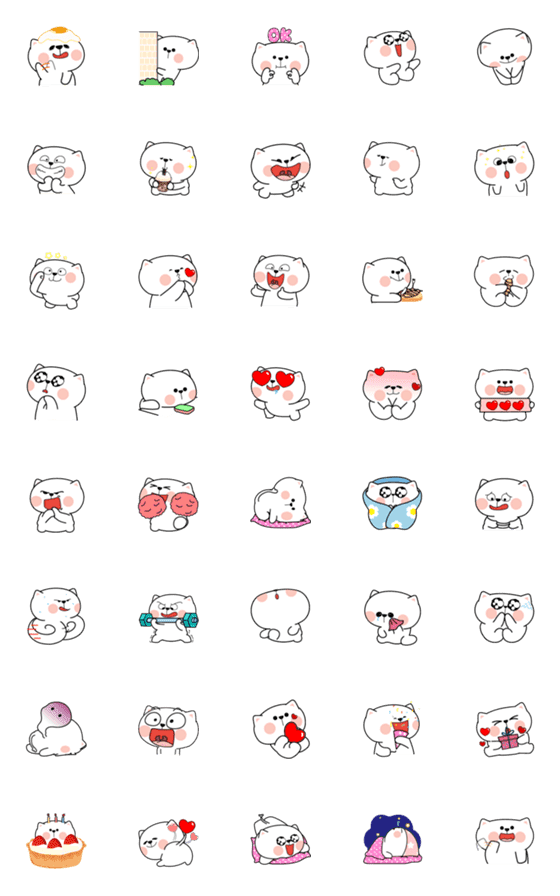 [LINE絵文字]Mi-Mii Mamaew Emojiの画像一覧