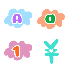 [LINE絵文字] abc font ver.6の画像