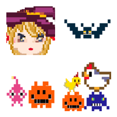 [LINE絵文字] happyハロウインがやって来る絵文字の画像