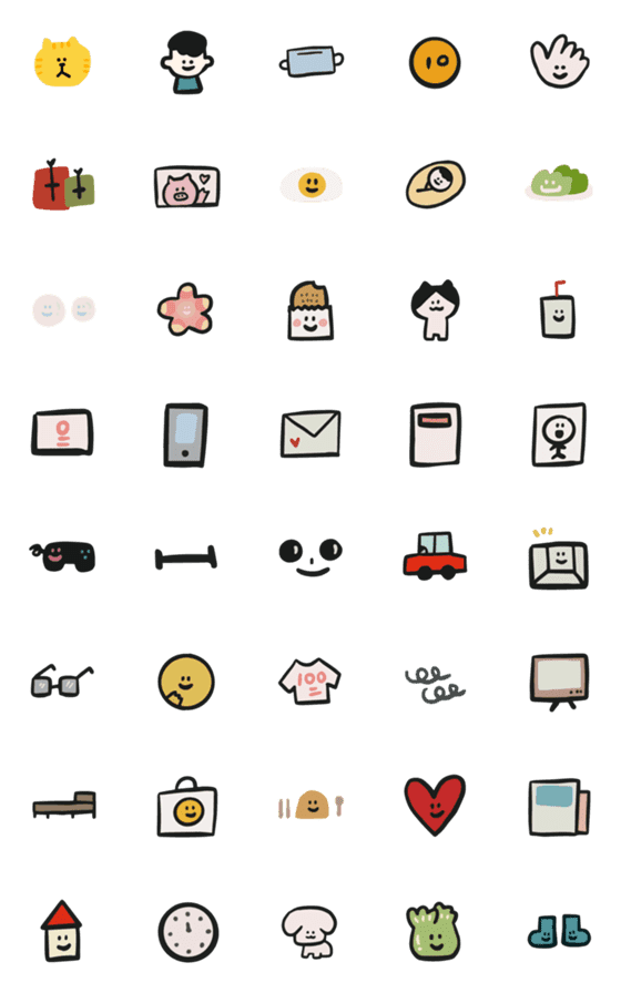 [LINE絵文字]small pattern dividers for decorationの画像一覧