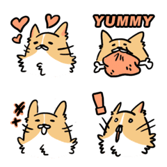 [LINE絵文字] little corgi Pの画像