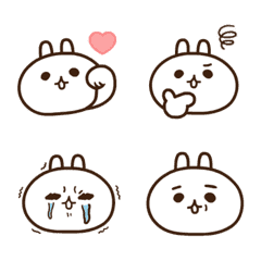 [LINE絵文字] Moss Rabbit's Animated Emojiの画像