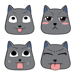 [LINE絵文字] 猫キャラの絵文字の画像