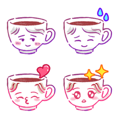 [LINE絵文字] Coffee Coupleの画像