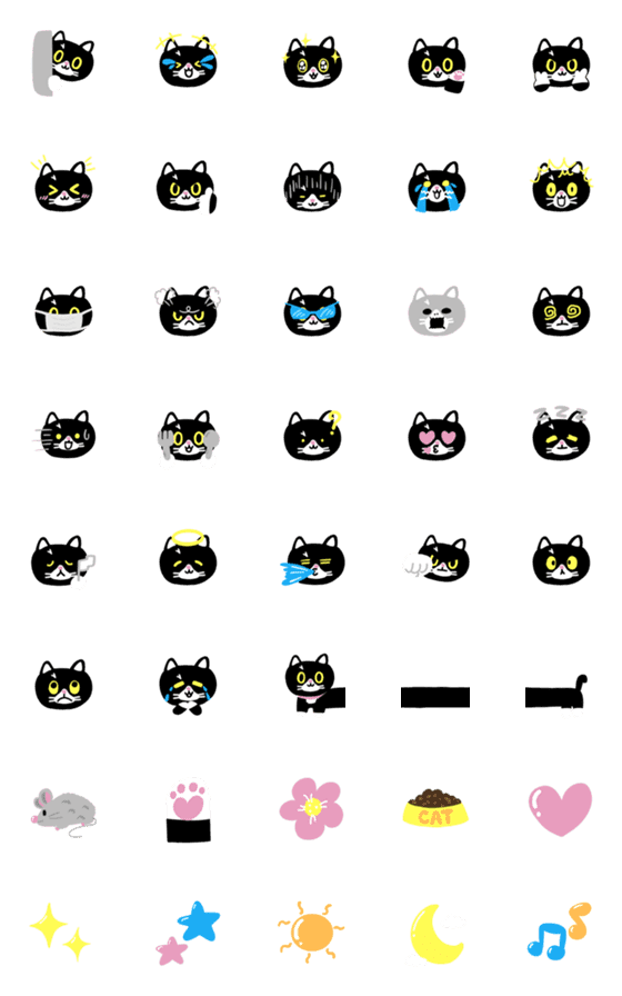 [LINE絵文字]Wandee cat emotionの画像一覧