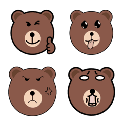 [LINE絵文字] Brown Bear 1の画像