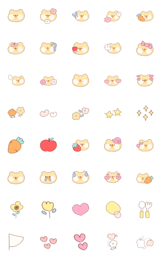 [LINE絵文字]PKL : Emoji Bear *の画像一覧