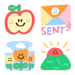 [LINE絵文字] Goood Things Emoji :-)の画像