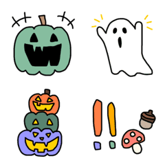 [LINE絵文字] ハロウィン・秋の絵文字の画像