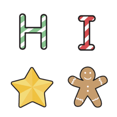 [LINE絵文字] Christmas Alphabetの画像