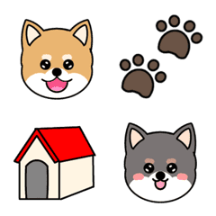 [LINE絵文字] 毎日の日常会話に使える絵文字☆柴犬の画像