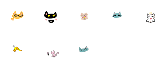 [LINE絵文字]CatCuteの画像一覧