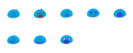 [LINE絵文字]Slime temperamentalの画像一覧