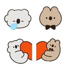 [LINE絵文字] WIWI Koala ＆ Friendsの画像