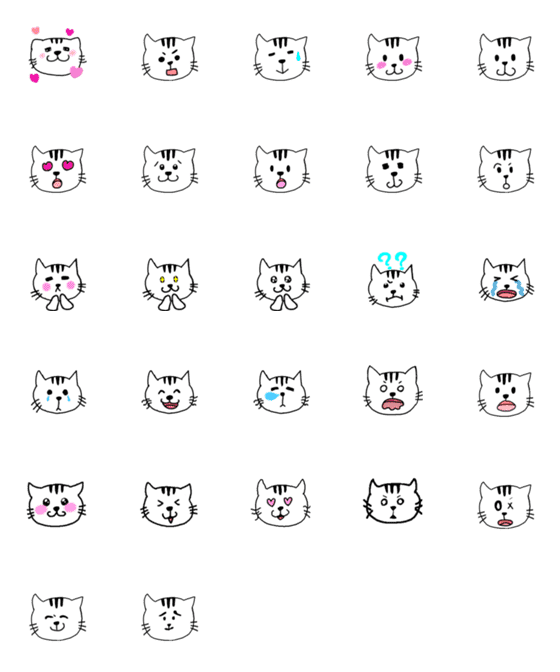 [LINE絵文字]うちの猫②の画像一覧