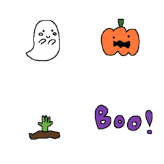 [LINE絵文字] Halloween cute storyの画像