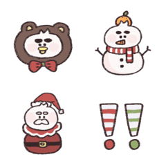 [LINE絵文字] Christmas with ducky ！の画像