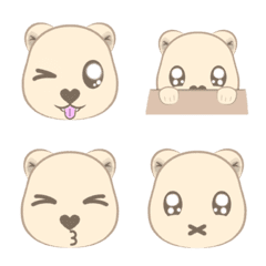 [LINE絵文字] Bubble bear mojiの画像